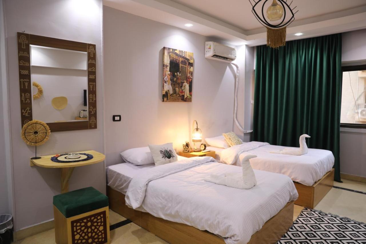 King Tout Hotel Pyramids View Кайро Екстериор снимка